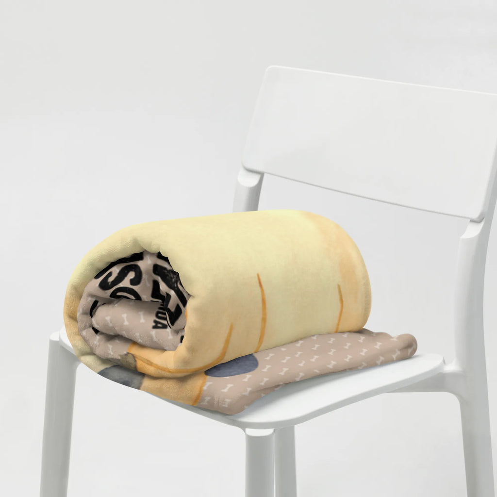 Kocyk dla niemowląt Mops Pies, motyw psa, zwierzę domowe, rasa psa, miłośnik zwierząt, właściciel psa, powiedzenia