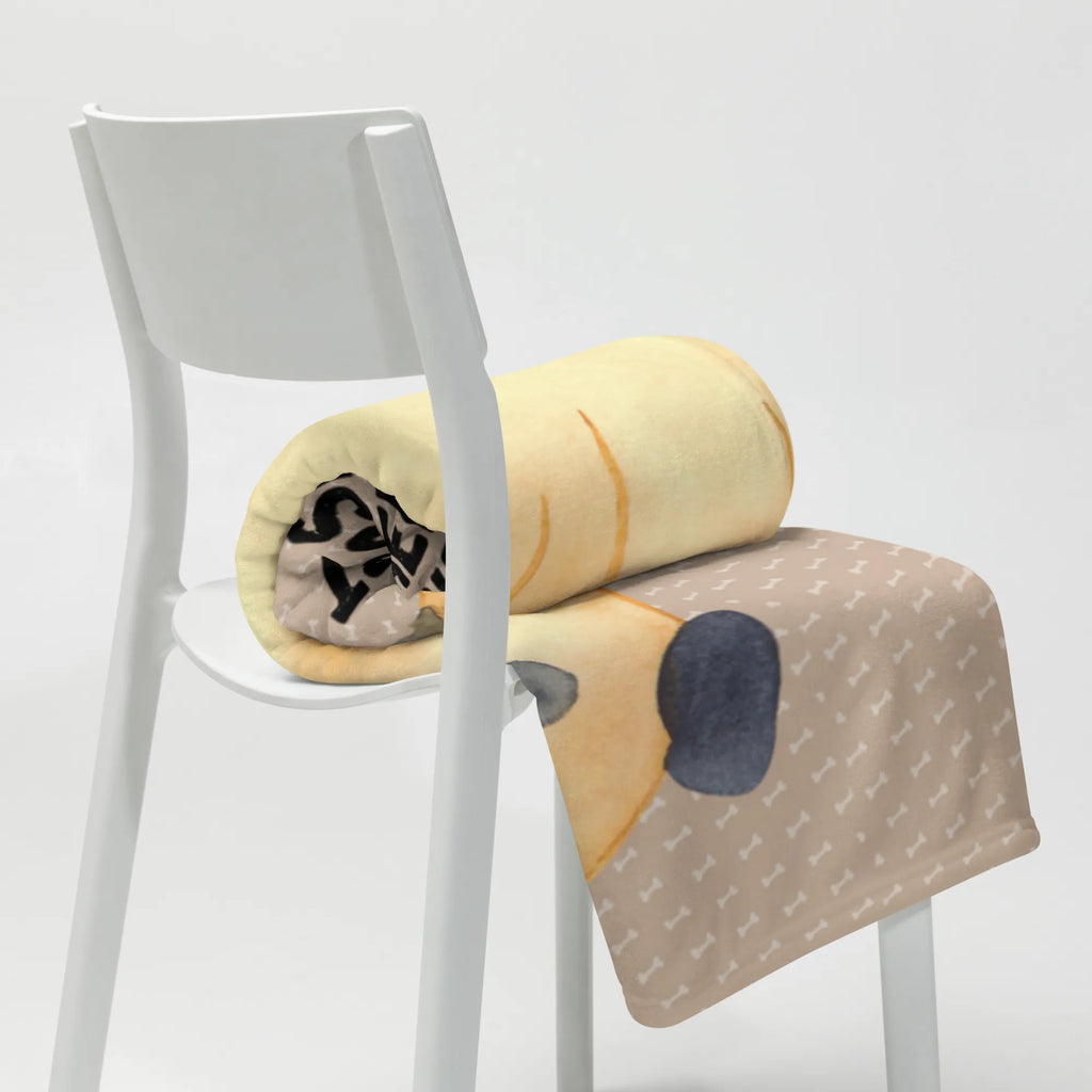 Kocyk dla niemowląt Mops Pies, motyw psa, zwierzę domowe, rasa psa, miłośnik zwierząt, właściciel psa, powiedzenia