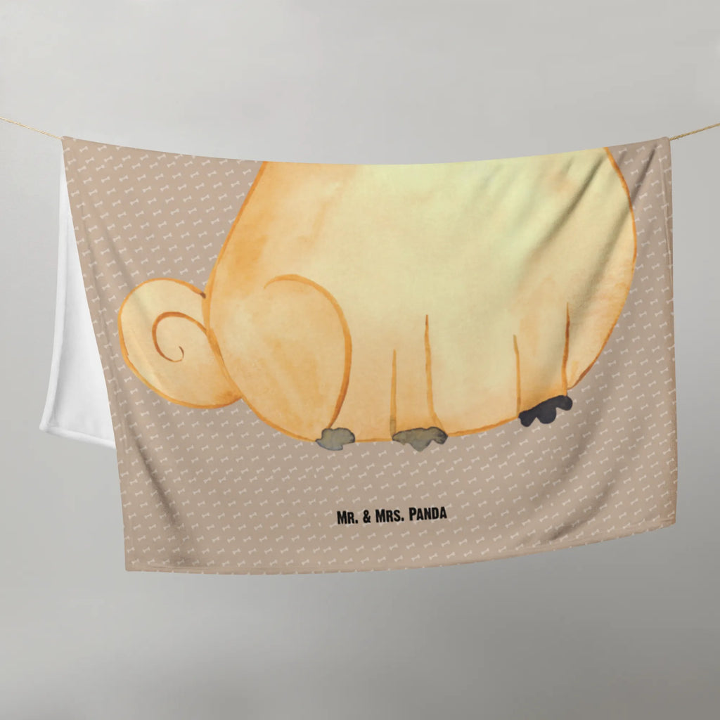 Kocyk dla niemowląt Mops Pies, motyw psa, zwierzę domowe, rasa psa, miłośnik zwierząt, właściciel psa, powiedzenia