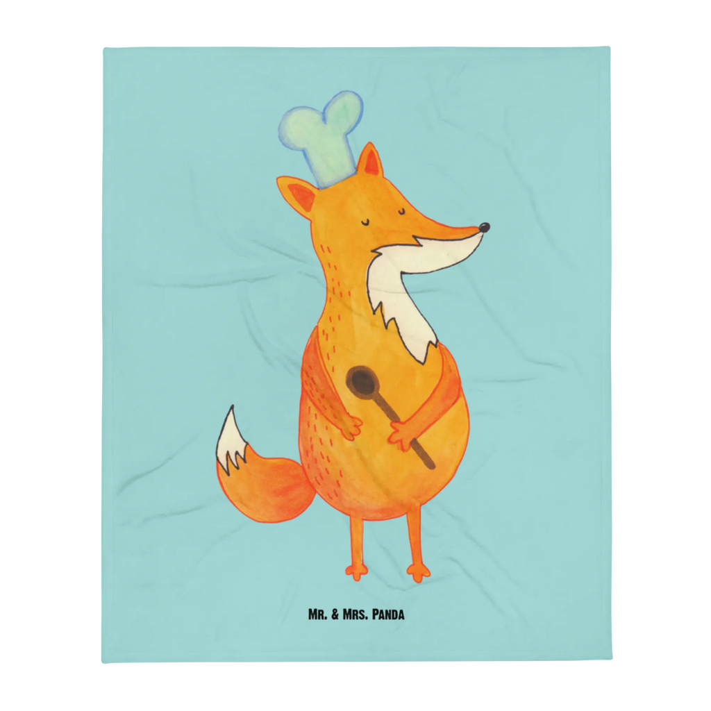 Baby blanket Fox A cook fox, foxes, forest wildlife, clever as a fox, animal lover, Fox, Party slogan, Kitchen decoration, Chefs, Baker, funny, Slogan funny, Kitchen slogan, Cook gift
