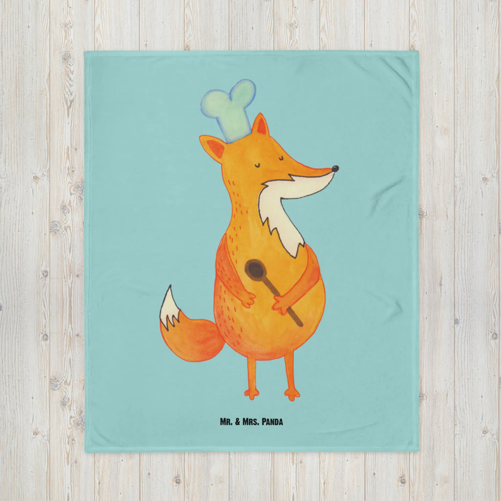 Baby blanket Fox A cook fox, foxes, forest wildlife, clever as a fox, animal lover, Fox, Party slogan, Kitchen decoration, Chefs, Baker, funny, Slogan funny, Kitchen slogan, Cook gift