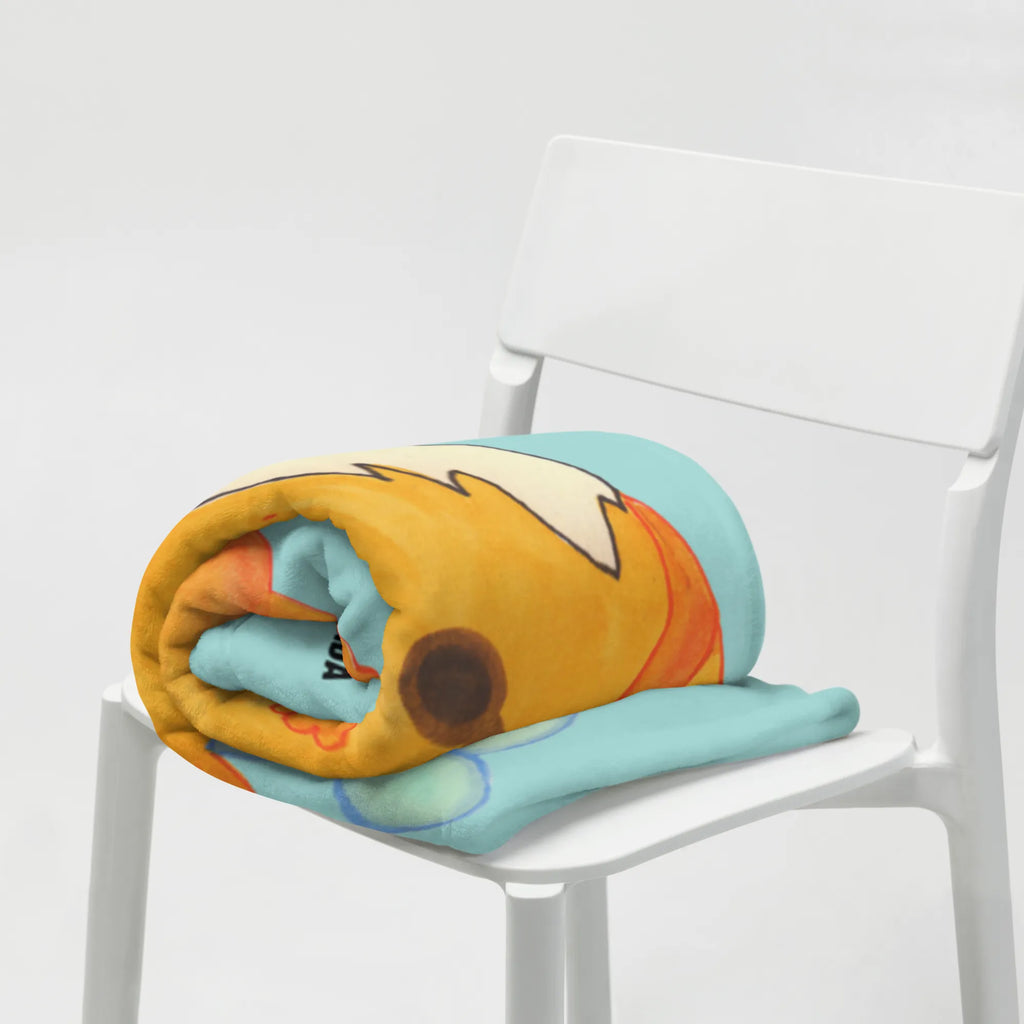 Baby blanket Fox A cook fox, foxes, forest wildlife, clever as a fox, animal lover, Fox, Party slogan, Kitchen decoration, Chefs, Baker, funny, Slogan funny, Kitchen slogan, Cook gift