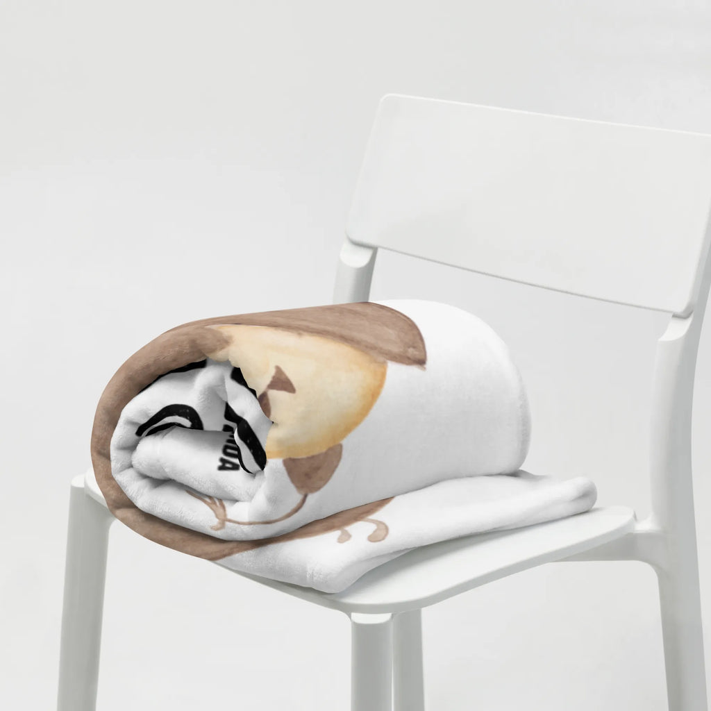 Kocyk dla niemowląt sowa zadowolona Babygeschenk, Babyecke Kuscheldecke, Babydecke, Geschenk Geburt, Krabbeldecke, Eule, Owl, Spruch schön, Romantisch, Wortspiel lustig, Eule deko, Eule Spruch, Liebe Spruch, Geschenk Hochzeitstag