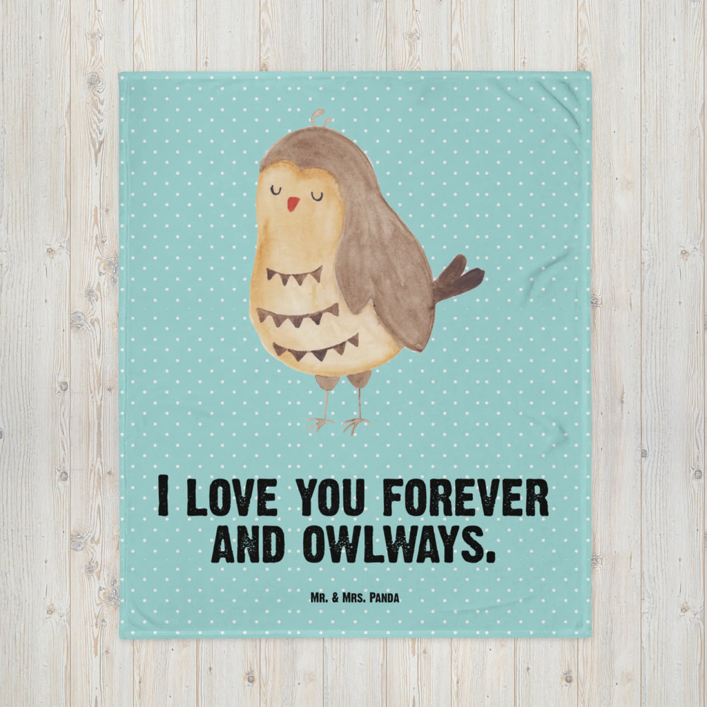 Kocyk dla niemowląt sowa zadowolona Babygeschenk, Babyecke Kuscheldecke, Babydecke, Geschenk Geburt, Krabbeldecke, Eule, Owl, Spruch schön, Romantisch, Wortspiel lustig, Eule deko, Eule Spruch, Liebe Spruch, Geschenk Hochzeitstag