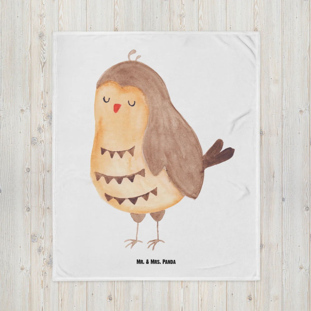 Kocyk dla niemowląt sowa zadowolona Babygeschenk, Babyecke Kuscheldecke, Babydecke, Geschenk Geburt, Krabbeldecke, Eule, Owl, Spruch schön, Romantisch, Wortspiel lustig, Eule deko, Eule Spruch, Liebe Spruch, Geschenk Hochzeitstag