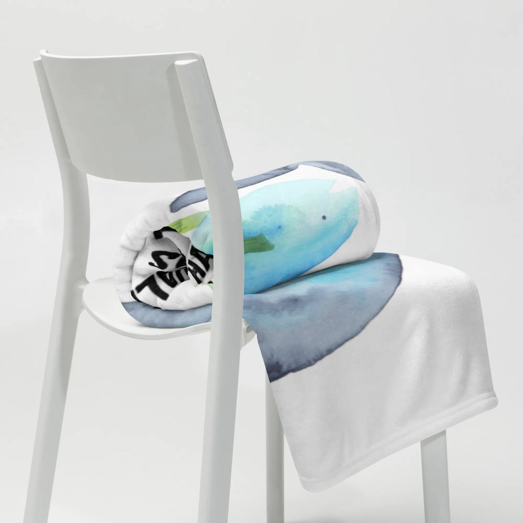 Kocyk dla niemowląt wieloryb tuńczyk Babygeschenk, Babydecke, Babyecke Kuscheldecke, Krabbeldecke, Geschenk Geburt, Tiermotive, Gute Laune, lustige Sprüche, Tiere, Flachwitz Geschenk, Wal, Witz, Wahl, Spruch des Tages, Tunfisch, Flachwitz, Spruch lustig, Wortwitz lustig