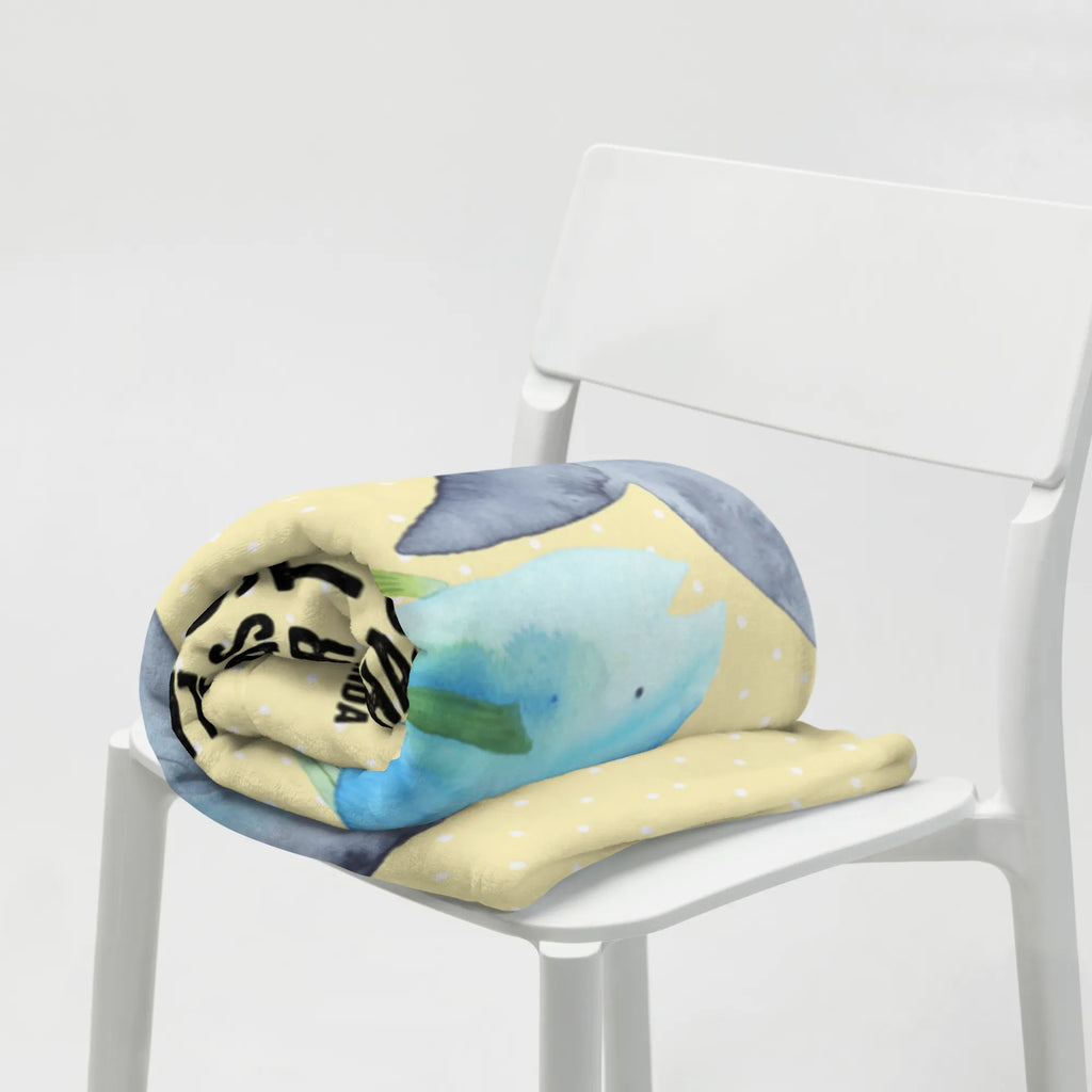 Kocyk dla niemowląt wieloryb tuńczyk Babygeschenk, Babydecke, Babyecke Kuscheldecke, Krabbeldecke, Geschenk Geburt, Tiermotive, Gute Laune, lustige Sprüche, Tiere, Flachwitz Geschenk, Wal, Witz, Wahl, Spruch des Tages, Tunfisch, Flachwitz, Spruch lustig, Wortwitz lustig