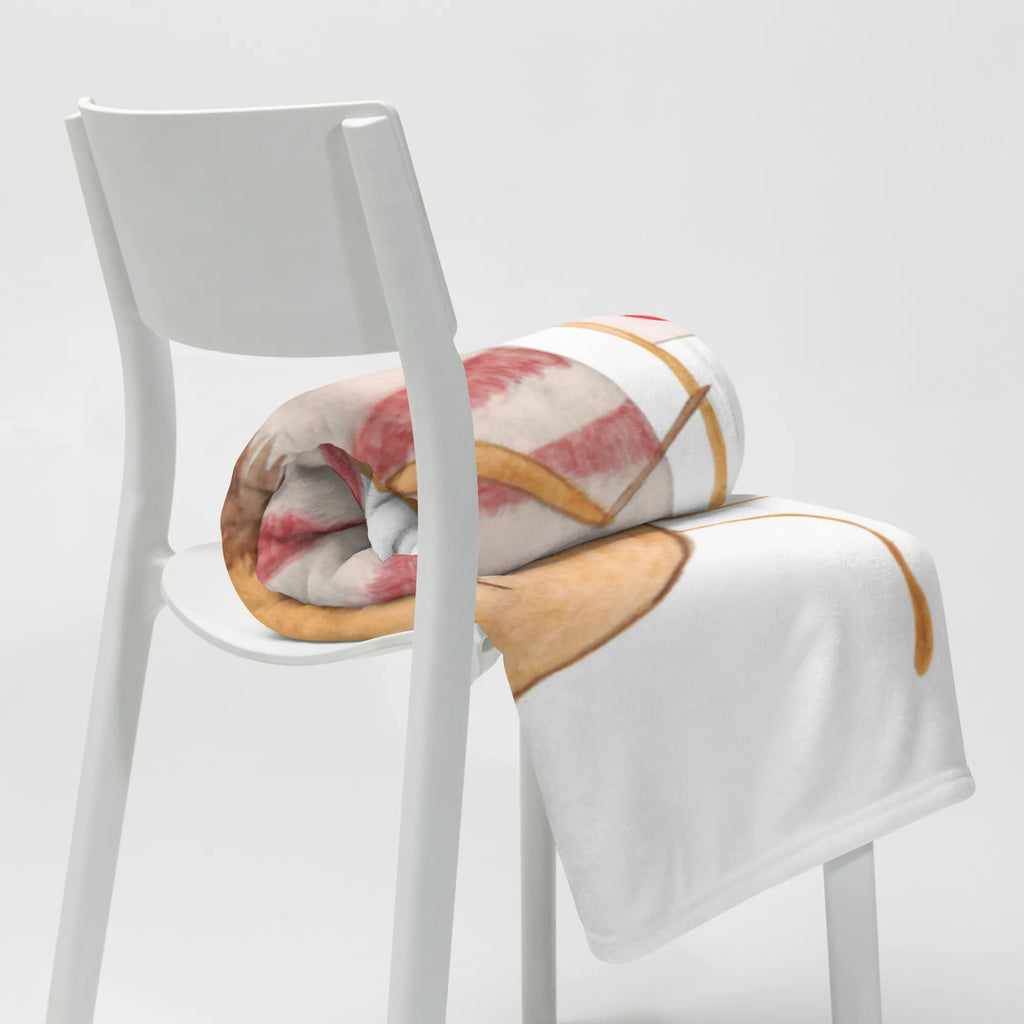 Kocyk dla niemowląt ćma mała flaga Motywy zwierzęce, dobra energia, zabawne powiedzonka, zwierzęta