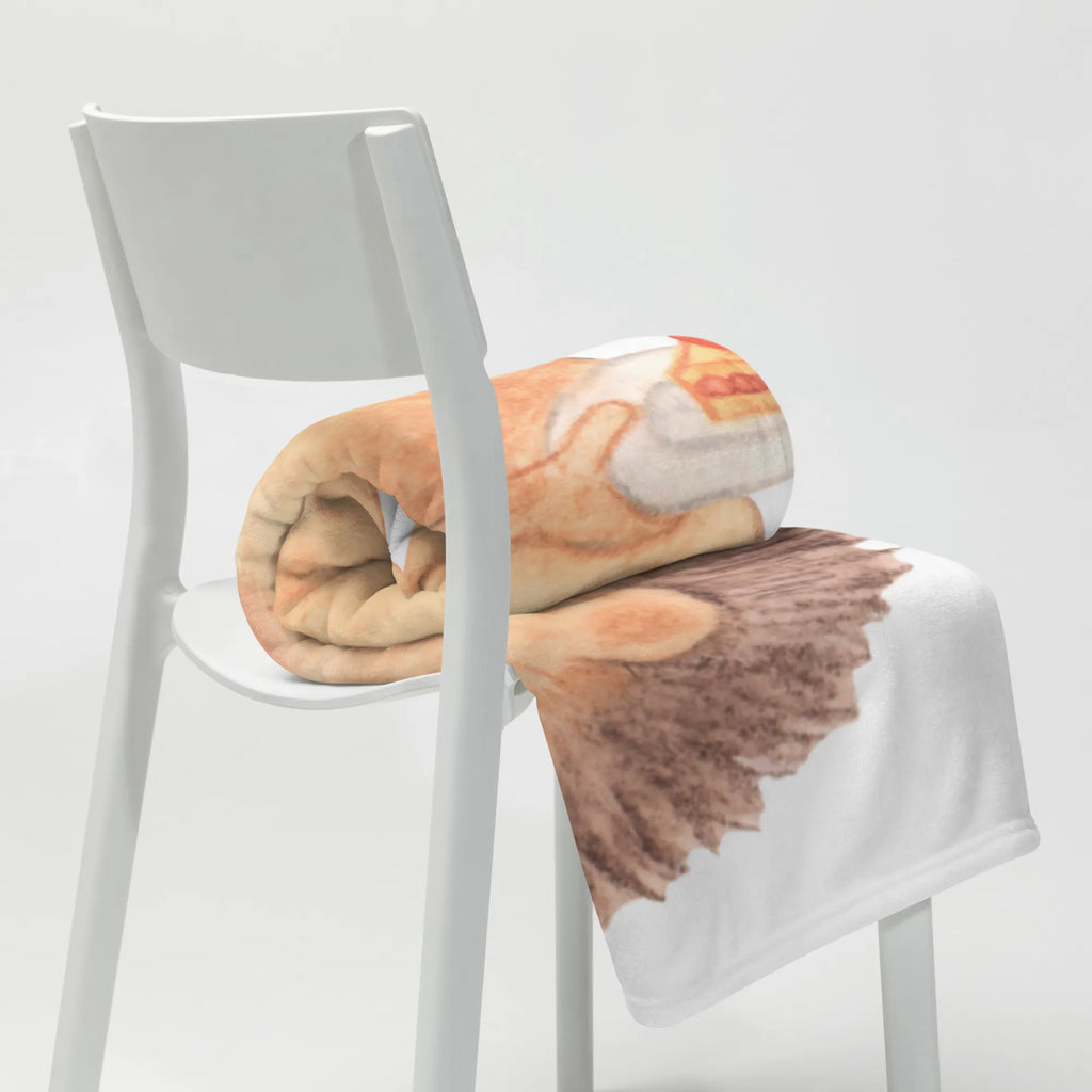 Kocyk dla niemowląt jeż kawałek ciasta Motywy zwierzęce, dobra energia, zabawne powiedzonka, zwierzęta