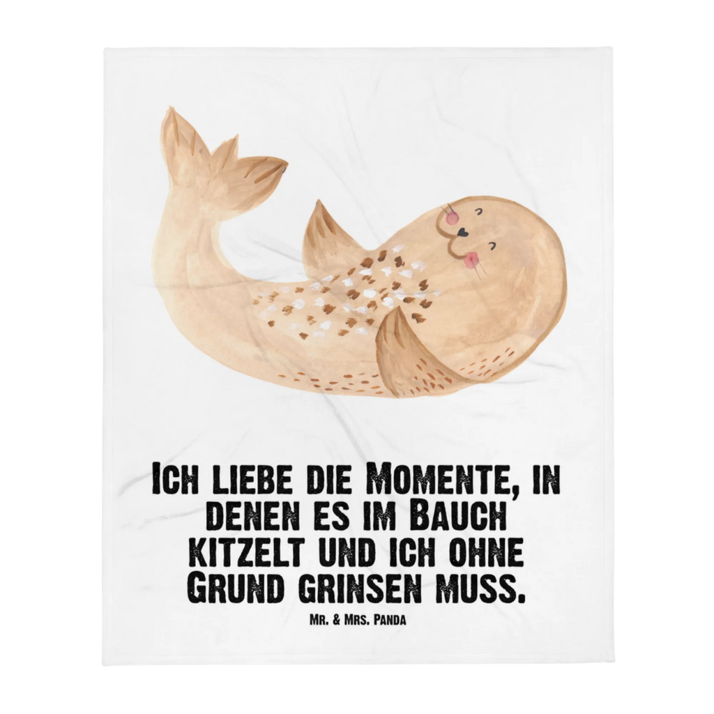 Kocyk dla niemowląt foka Leżeć Motywy zwierzęce, dobra energia, zabawne powiedzonka, zwierzęta