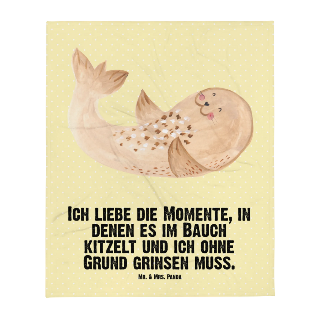 Kocyk dla niemowląt foka Leżeć Motywy zwierzęce, dobra energia, zabawne powiedzonka, zwierzęta
