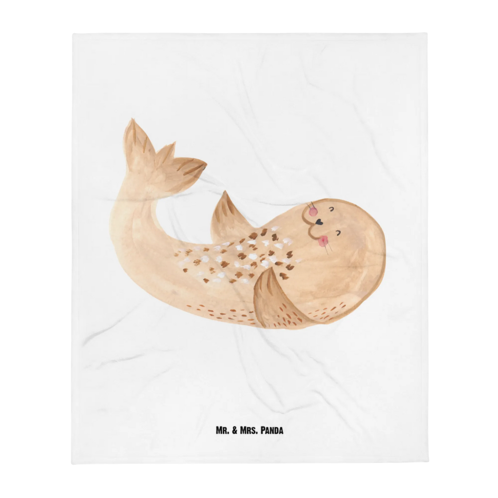 Kocyk dla niemowląt foka Leżeć Motywy zwierzęce, dobra energia, zabawne powiedzonka, zwierzęta