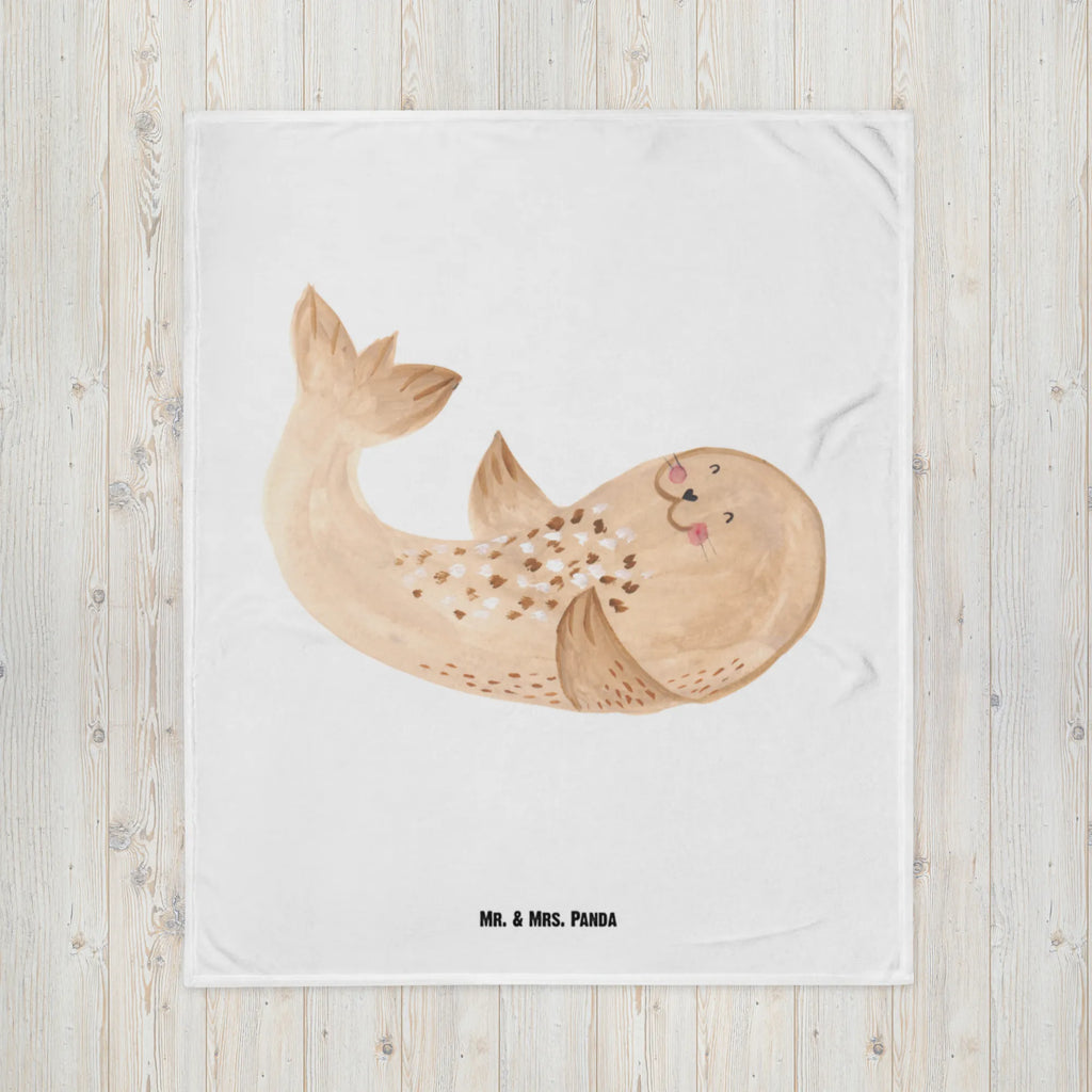 Kocyk dla niemowląt foka Leżeć Motywy zwierzęce, dobra energia, zabawne powiedzonka, zwierzęta