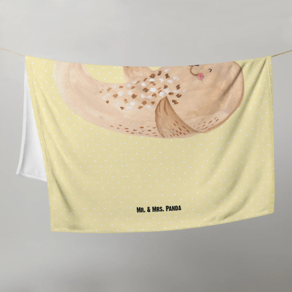 Kocyk dla niemowląt foka Leżeć Motywy zwierzęce, dobra energia, zabawne powiedzonka, zwierzęta