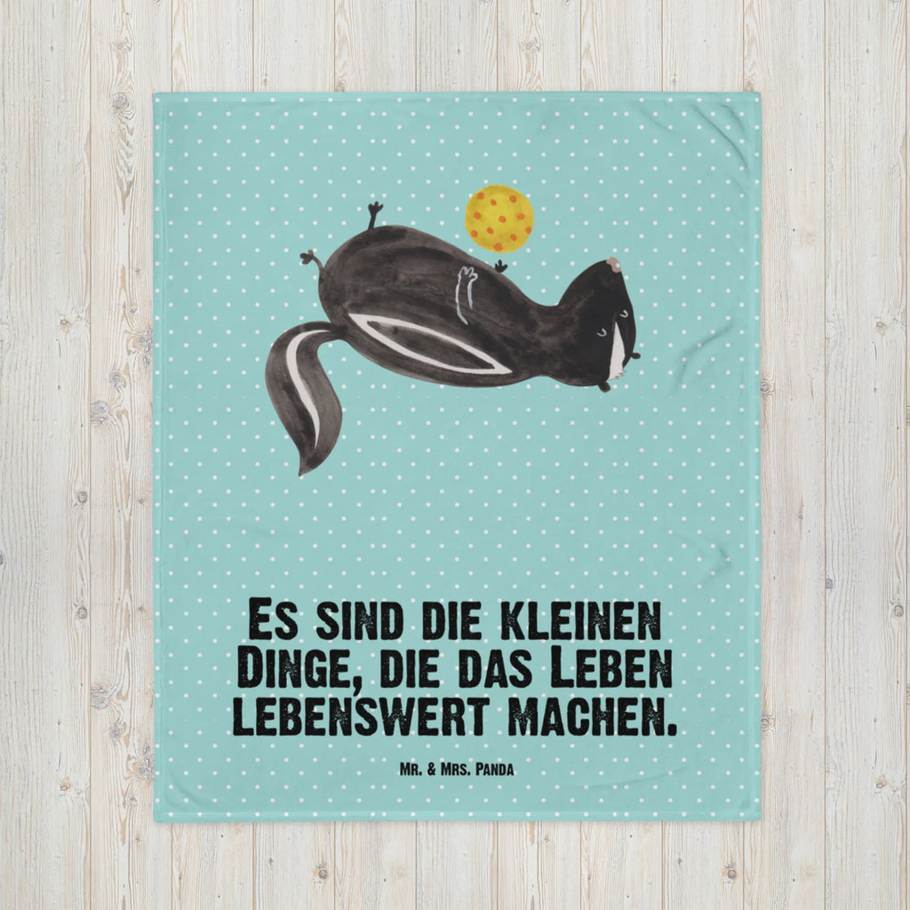 Kocyk dla niemowląt skunks piłka Babyecke Kuscheldecke, Kinderdecke, Fleecedecke, Mikrofaser Decke, Dekoration, Babydecke, Kuschelfleecedecke, Kuscheldecke XXL, Krabbeldecke, Weihnachtsgeschenk, Wohnzimmerdecke, Dekodecke, Geschenk Geburt, Entspannen, Teddydecke, Gemütlich, Schmusedecke, Jahrestagsgeschenk, Babygeschenk, Skunk, Stinktier, Raubtier, Stinker, Verspielt, Weisheit, Wildtier, Stinki