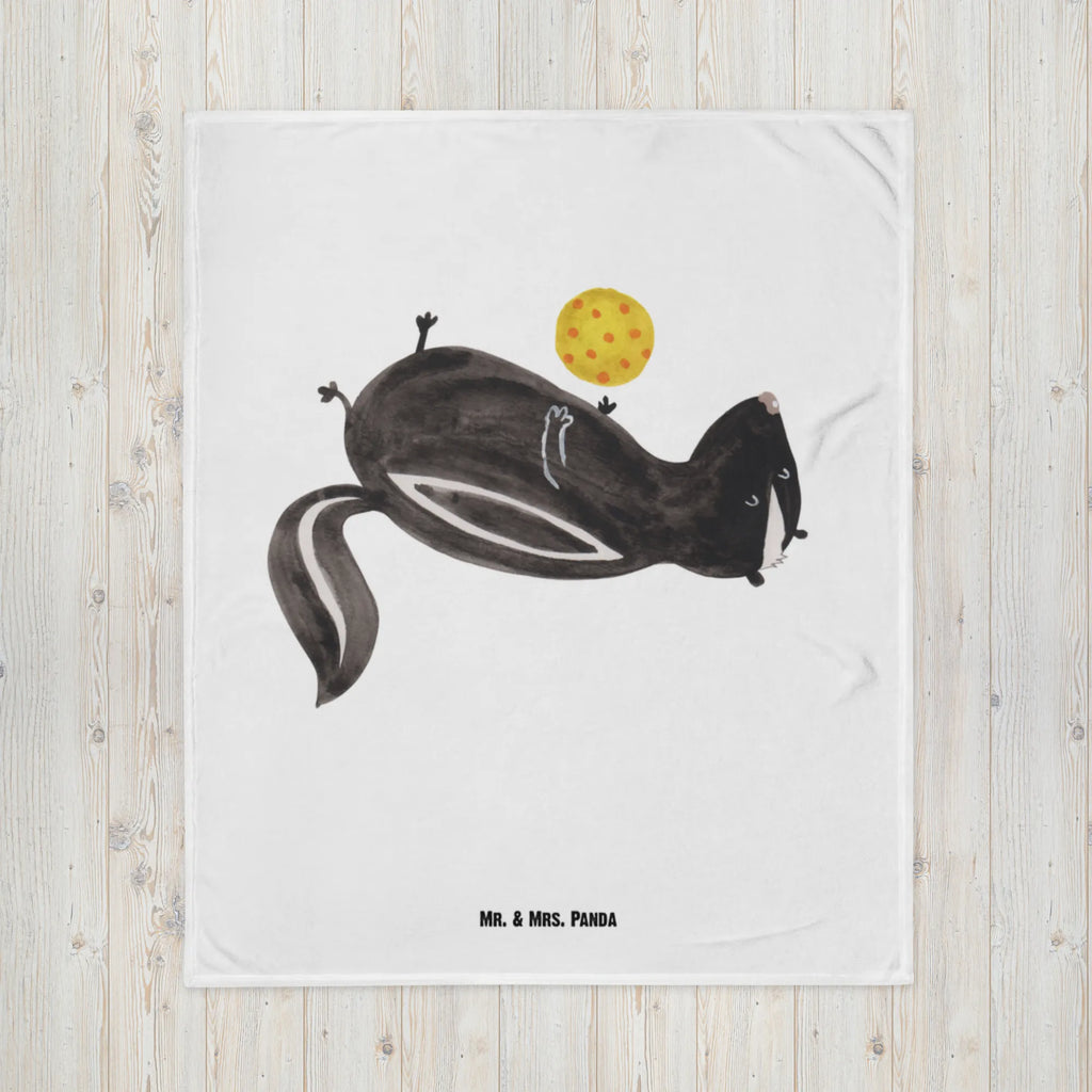 Kocyk dla niemowląt skunks piłka Babyecke Kuscheldecke, Kinderdecke, Fleecedecke, Mikrofaser Decke, Dekoration, Babydecke, Kuschelfleecedecke, Kuscheldecke XXL, Krabbeldecke, Weihnachtsgeschenk, Wohnzimmerdecke, Dekodecke, Geschenk Geburt, Entspannen, Teddydecke, Gemütlich, Schmusedecke, Jahrestagsgeschenk, Babygeschenk, Skunk, Stinktier, Raubtier, Stinker, Verspielt, Weisheit, Wildtier, Stinki