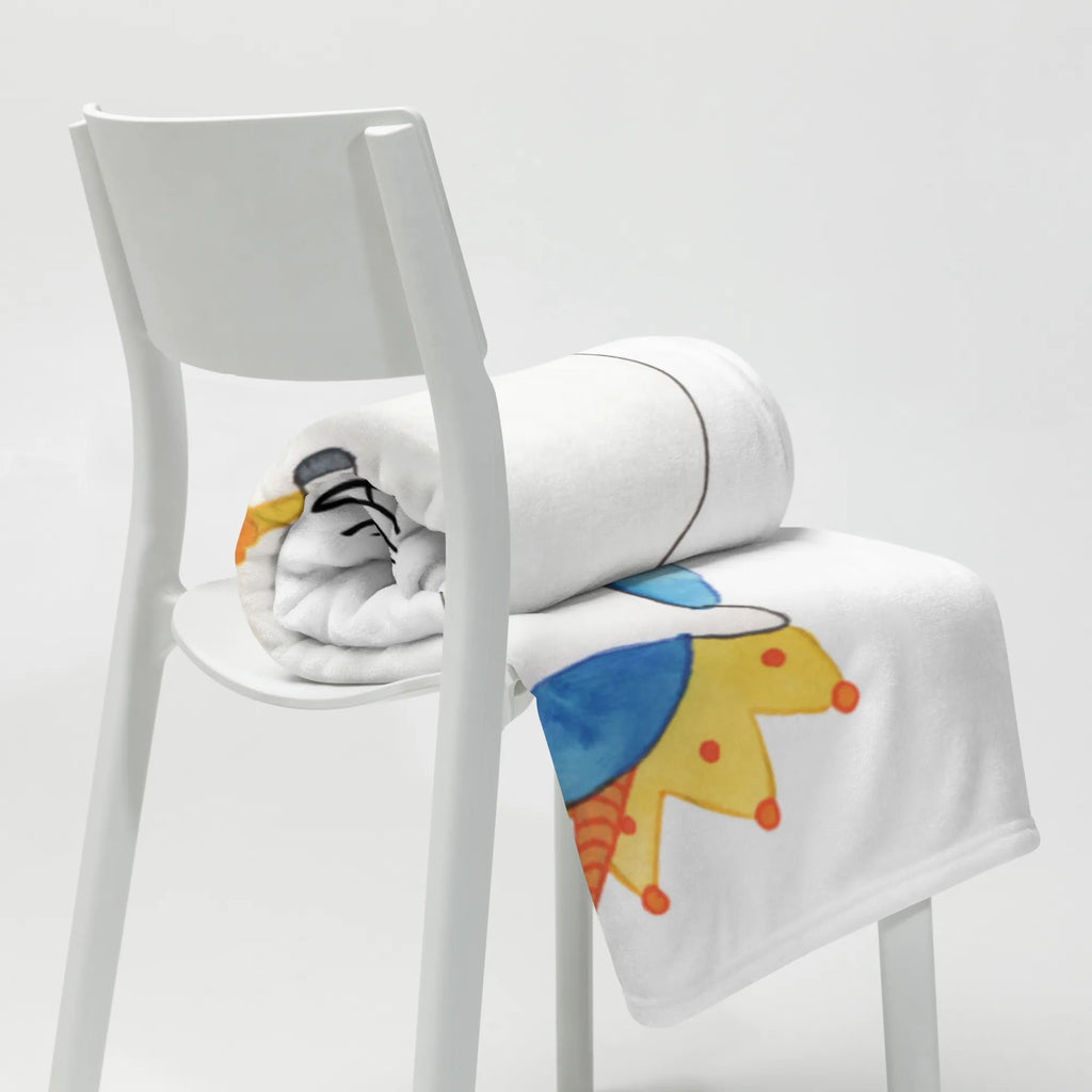 Kocyk dla niemowląt jednorożec Król z mieczem Krabbeldecke, Babyecke Kuscheldecke, Babygeschenk, Geschenk Geburt, Babydecke, Einhorn, Einhörner, Einhorn Deko, Unicorn, König, Mittelalter, Ritter