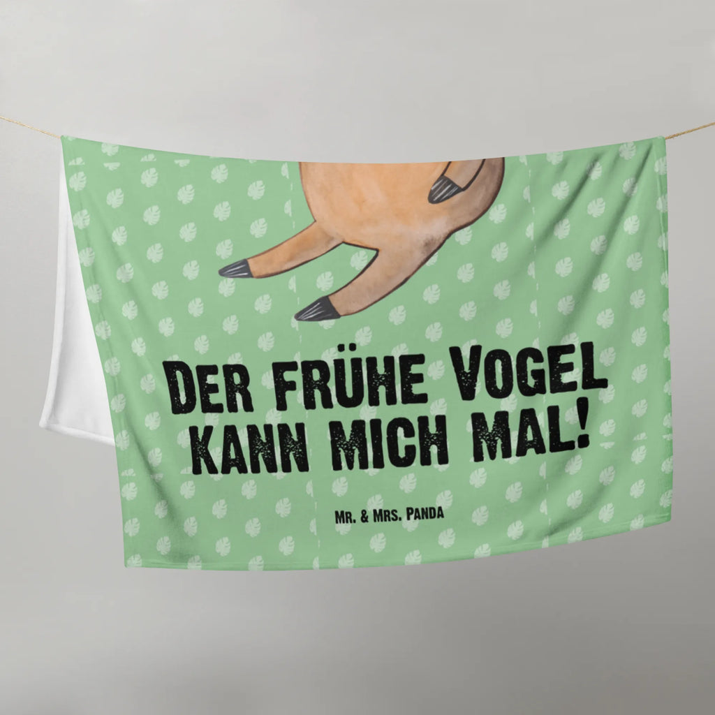 Kocyk dla niemowląt leniwiec ptak Leniwiec, prezent z leniwcem, dekoracja z leniwcem