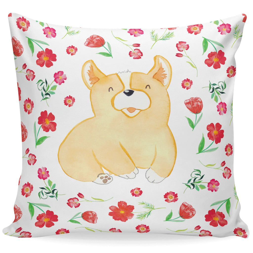 Cushion Corgie pattern settee, 40 x 40, soft, Pillow, bedroom, pad, couch, cushion, fluffy, bed, sofa, pillow case, 40x40, pillows, dog, mutt, hound, woof, dog mama, dog breed, love dogs, love for dogs, dog decorative items, bag with dog print, funny gifts for dog owners, what do you give a dog lover, Christmas gifts for dogs, gifts for dogs, dog sayings, joy of life, sayings, dog's sayings, saying, motivation, Welsh Corgie Pembroke, Corgie, british