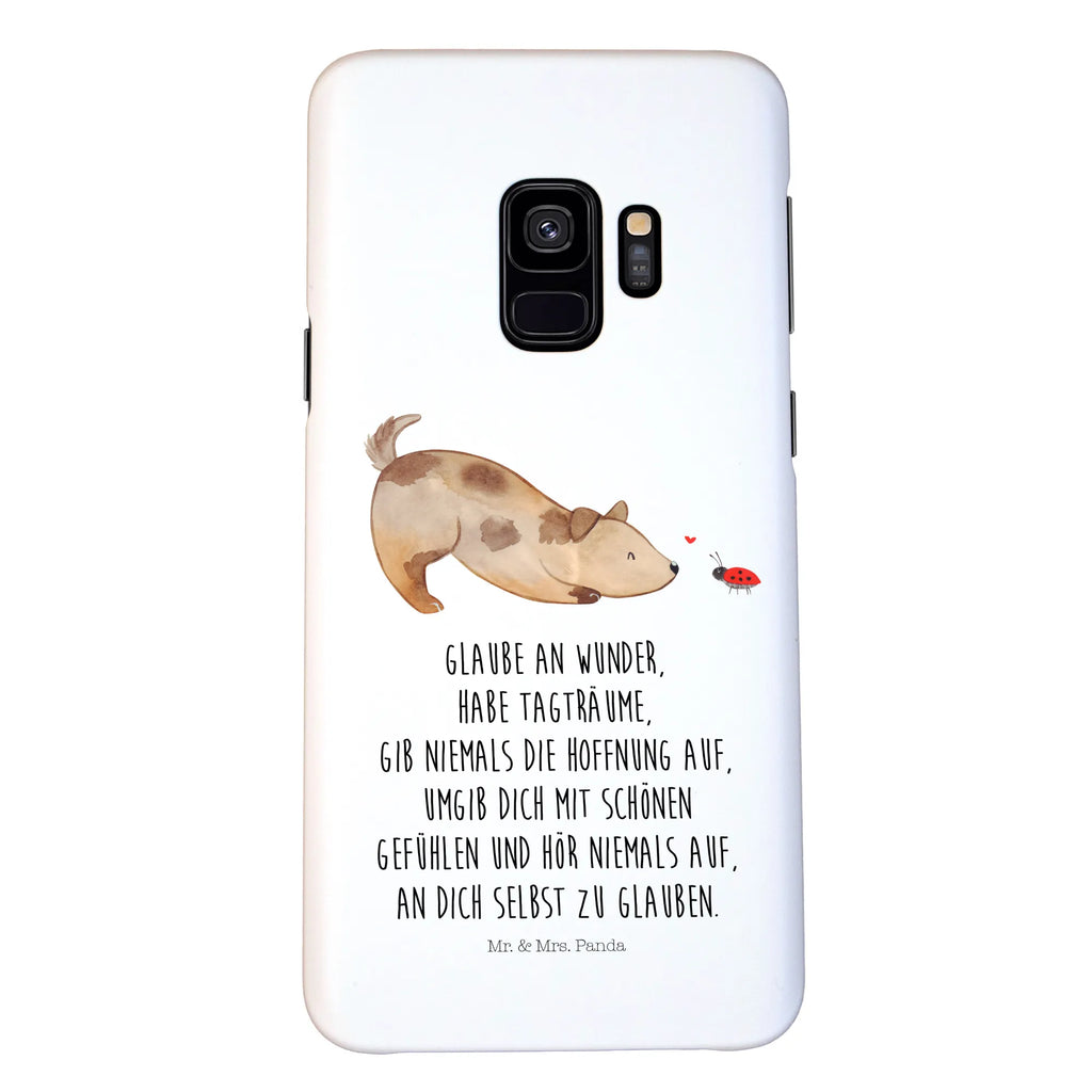 Handyhülle Hund Marienkäfer Cover, Handycover, Hülle, Iphone X, Handy Case, Handy, Handyhülle, Iphone 10, Hund, Tierliebhaber, Haustier, Hundemotiv, Hundebesitzer, Hunderasse, Sprüche, Hunde, Mischling, Mischlinghund, Marienkäfer, Hundespruch