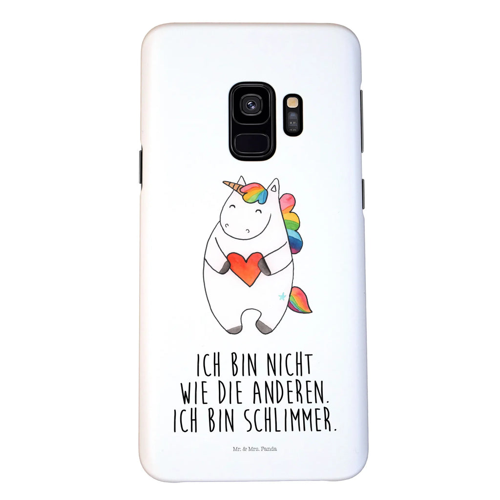 Etui do Samsung Galaxy S9 Jednorożec serce Iphone X, Iphone 10, Handy, Hülle, Handyhülle, Cover, Handycover, Handy Case, Einhorn, Einhorn Deko, Einhörner, Unicorn, Witzig, Anders, Freundin, Schlimm, Herz, Lustig, böse, Bunt