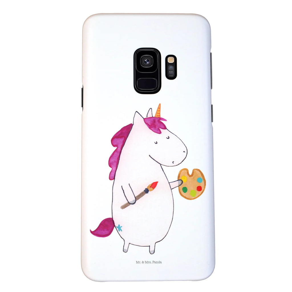 Handyhülle Einhorn Künstler Handyhülle, Hülle, Cover, Handy Case, Iphone X, Handycover, Handy, Iphone 10, Unicorn, Einhorn, Einhorn Deko, Einhörner, Maler, Englisch, Farbe, Artist, Zeichnen, Welt, Geschenk, Malen, Stift, Künstler, Pinsel
