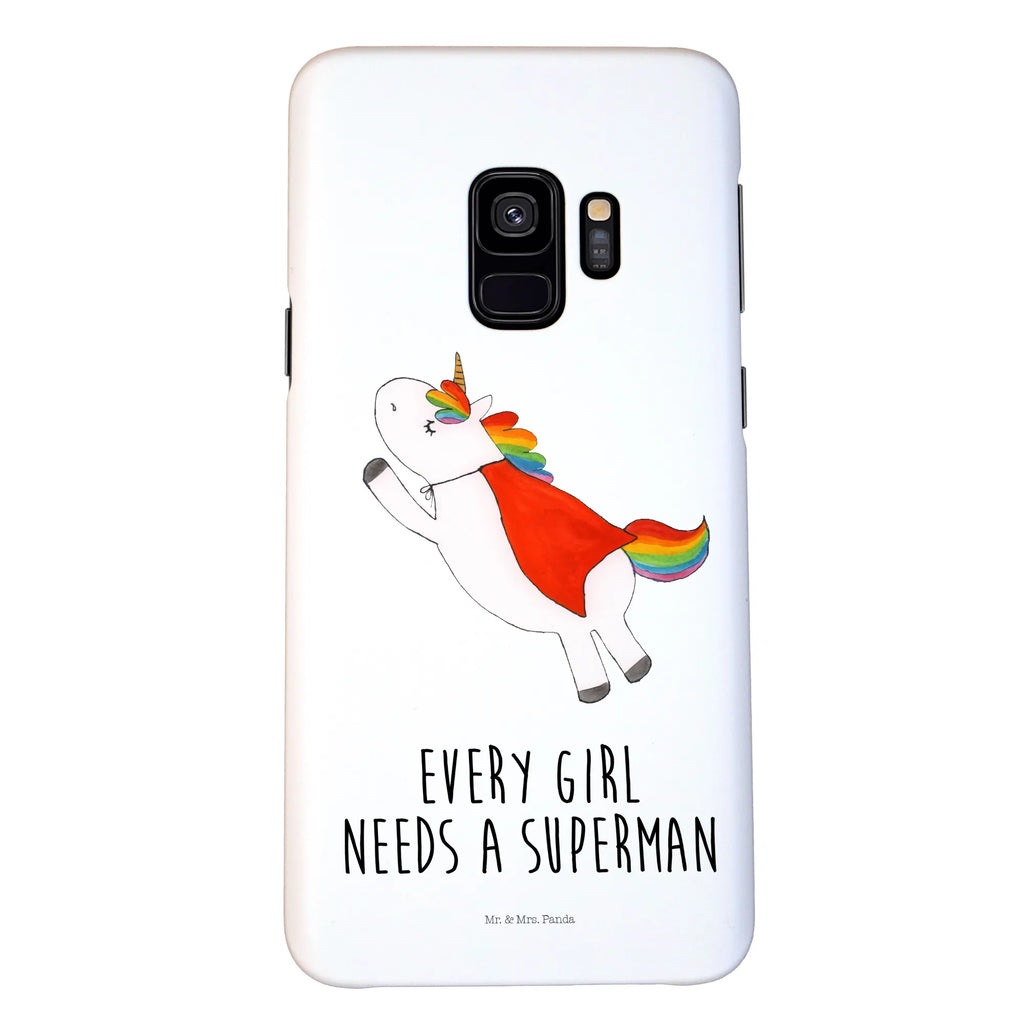 Etui do Samsung Galaxy S9 Jednorożec Super Handyhülle, Iphone 10, Handy Case, Handy, Cover, Handycover, Hülle, Iphone X, Einhorn, Einhorn Deko, Einhörner, Unicorn, Superheld, Freundin, Geschenk, Mädchen, Held, Girl, Traummann