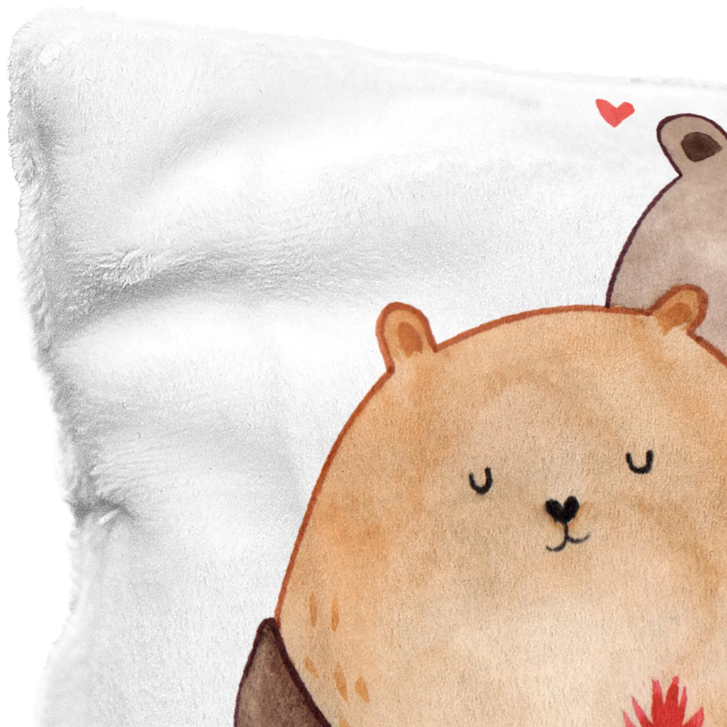 80x40 Poduszki dla par Miłość niedźwiedzi Miłość, partner, przyjaciel, przyjaciółka, mąż, żona, wesele, zaręczyny, prośba o rękę, prezent miłosny, rocznica, dzień ślubu