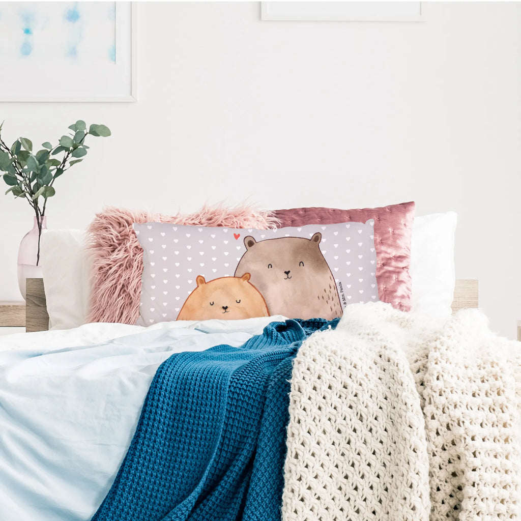 80x40 Poduszki dla par Miłość niedźwiedzi Miłość, partner, przyjaciel, przyjaciółka, mąż, żona, wesele, zaręczyny, prośba o rękę, prezent miłosny, rocznica, dzień ślubu