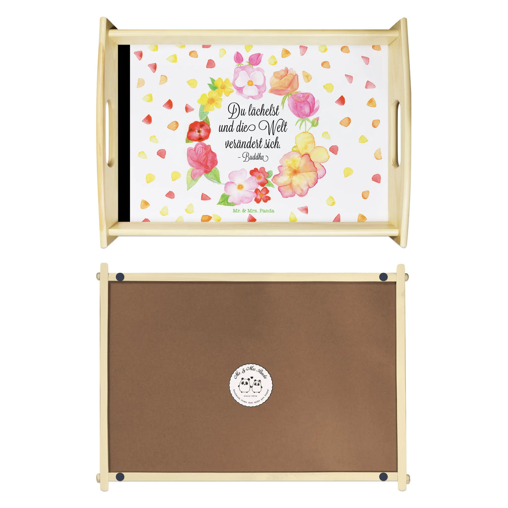 Serviertablett Du Lächelst Holztablett, Küchentablett, Frühstückstablett, Tablett, Dekotablett, Serviertablett, Blumen Deko, Frühlings Deko, Sommer Deko, Dekoration, positive Botschaft, Naturliebhaber, Outdoor, Natur, Abenteuer, glücklich sein, Zitat schön, Welt verändert sich, Lachen Spruch, Spruch positiv, Zitat Buddha, Geschenk Freundin, Lächele