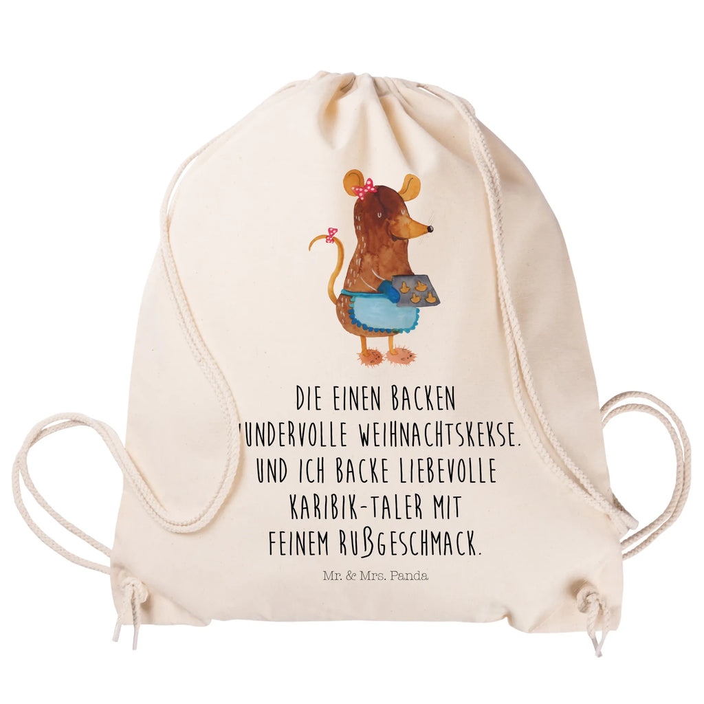 Drawstring bag Mouse Cookies sports bag, carrier bag, gym bag, hipster, bag, jute bag, Winter, Christmas, Christmas time, snow, chaosqueen, cookies, mouse, christmas baking, christmas, christmas cookies, baking, winter