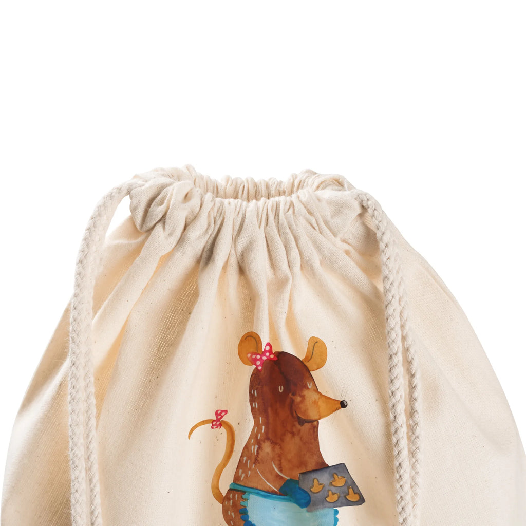 Drawstring bag Mouse Cookies sports bag, carrier bag, gym bag, hipster, bag, jute bag, Winter, Christmas, Christmas time, snow, chaosqueen, cookies, mouse, christmas baking, christmas, christmas cookies, baking, winter