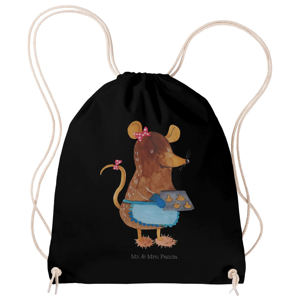 Drawstring bag Mouse Cookies sports bag, carrier bag, gym bag, hipster, bag, jute bag, Winter, Christmas, Christmas time, snow, chaosqueen, cookies, mouse, christmas baking, christmas, christmas cookies, baking, winter