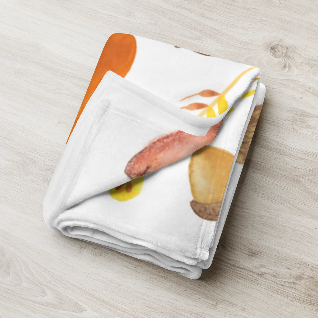 Baby blanket Autumn Nature, joy of life, love, leaf, November, October, autumn leaves, September, season motif, gift nature, autumn, mushrooms, leaves, nature motif