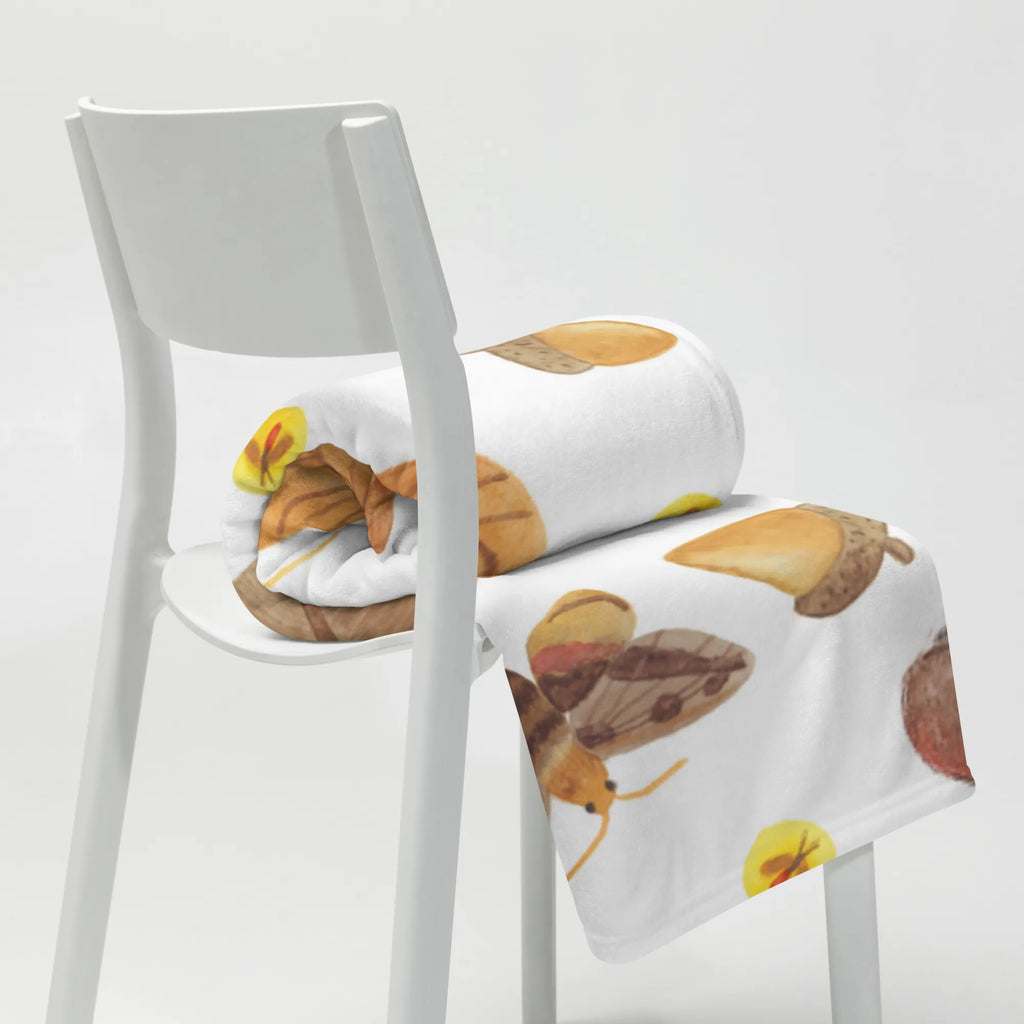 Baby blanket Autumn Nature, joy of life, love, leaf, November, October, autumn leaves, September, season motif, gift nature, autumn, mushrooms, leaves, nature motif