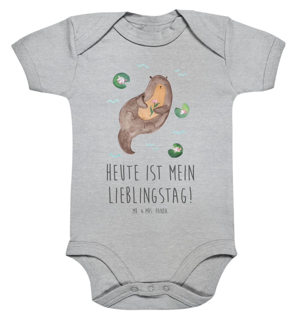 Organic Baby Body Otter Seerose babykleidung strampler, Einteiler, Babybody, babyanzug, bio babybody, strampelanzug, baby overall, Baby-Body, Babystrampler, Baby Body, babykleidung body, Strampler, overall baby, Seeotter, Fischotter, Otter, Otter Seeotter See Otter