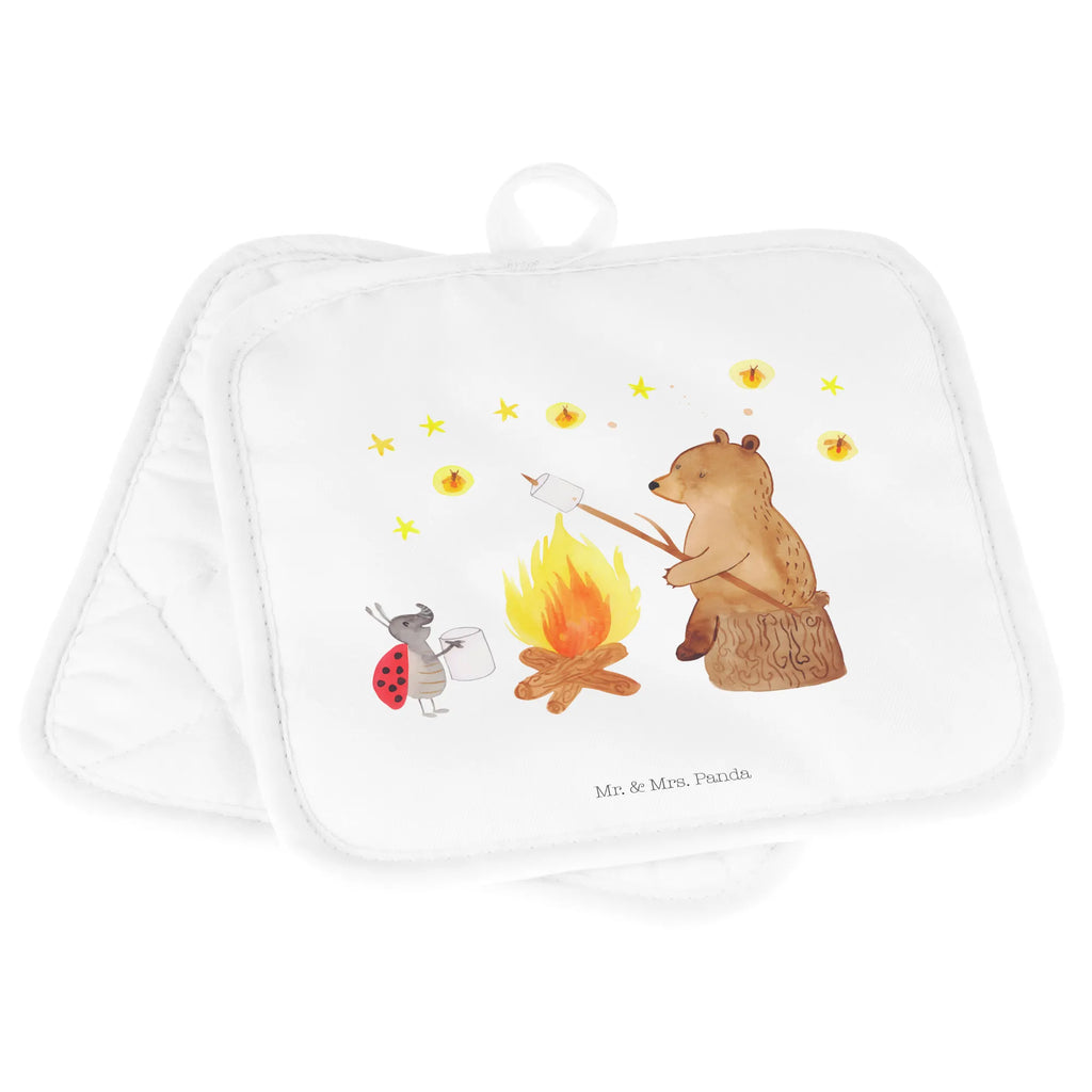 2er Set Topflappen  Bär & Marienkäfer Lagerfeuer Topflappen 2er Set, Topfhandschuhe, Topflappen, 2er Set Topflappen, topfhalter, Topflappenset, Topflappen Set, Topfuntersetzer, Teddy, Bär, Teddybär, Lagerfeuer