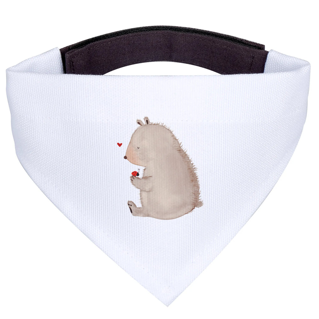 Hundehalstuch Bär Marienkäfer Hundehalstuch, Mittel, Halstuch, Tuch, Hunde, Mittelgroße Hunde, Bär, Teddybär, Teddy, Motivation, Das Leben Ist schön, Marienkäfer, Liebe, Freiheit