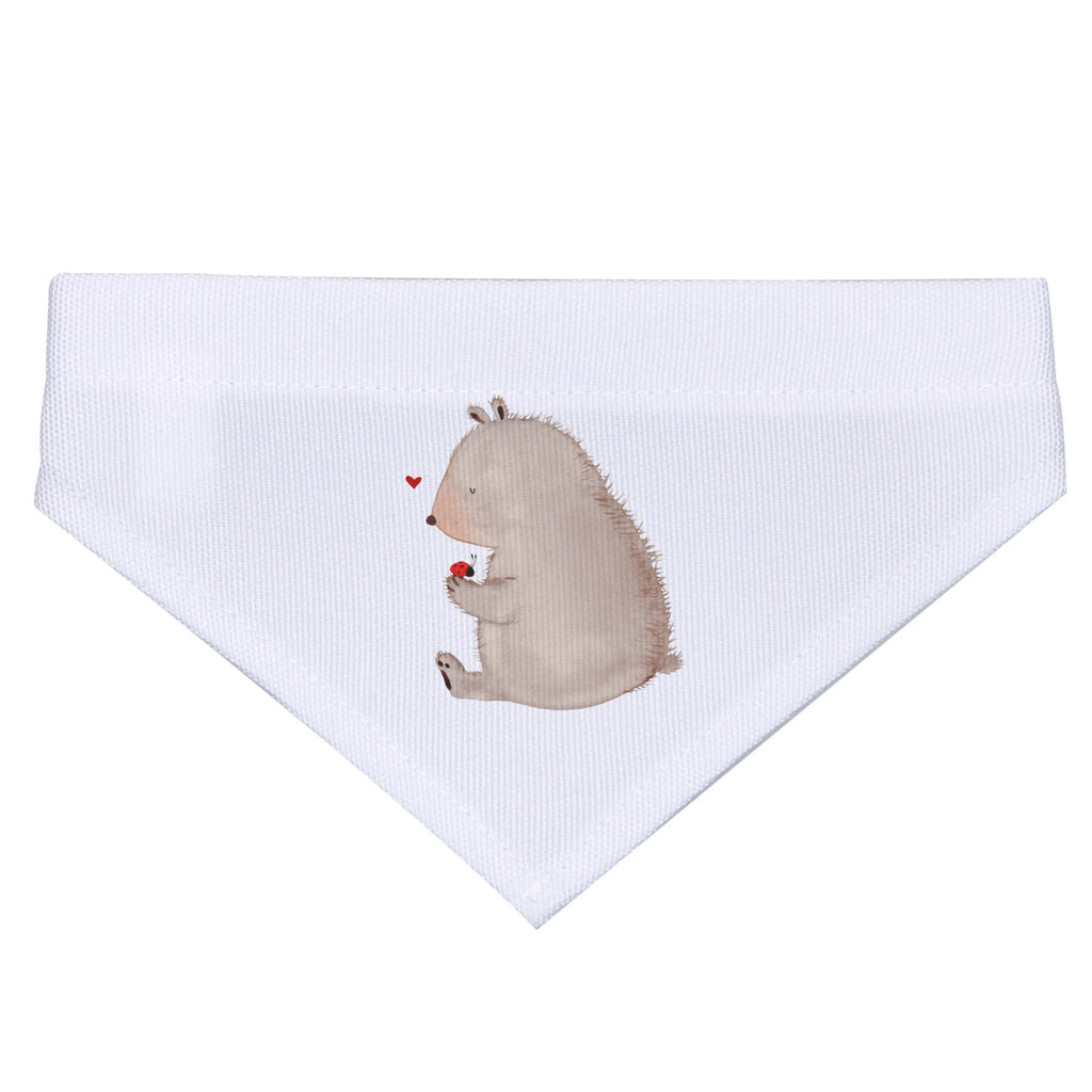 Hundehalstuch Bär Marienkäfer Hundehalstuch, Mittel, Halstuch, Tuch, Hunde, Mittelgroße Hunde, Bär, Teddybär, Teddy, Motivation, Das Leben Ist schön, Marienkäfer, Liebe, Freiheit