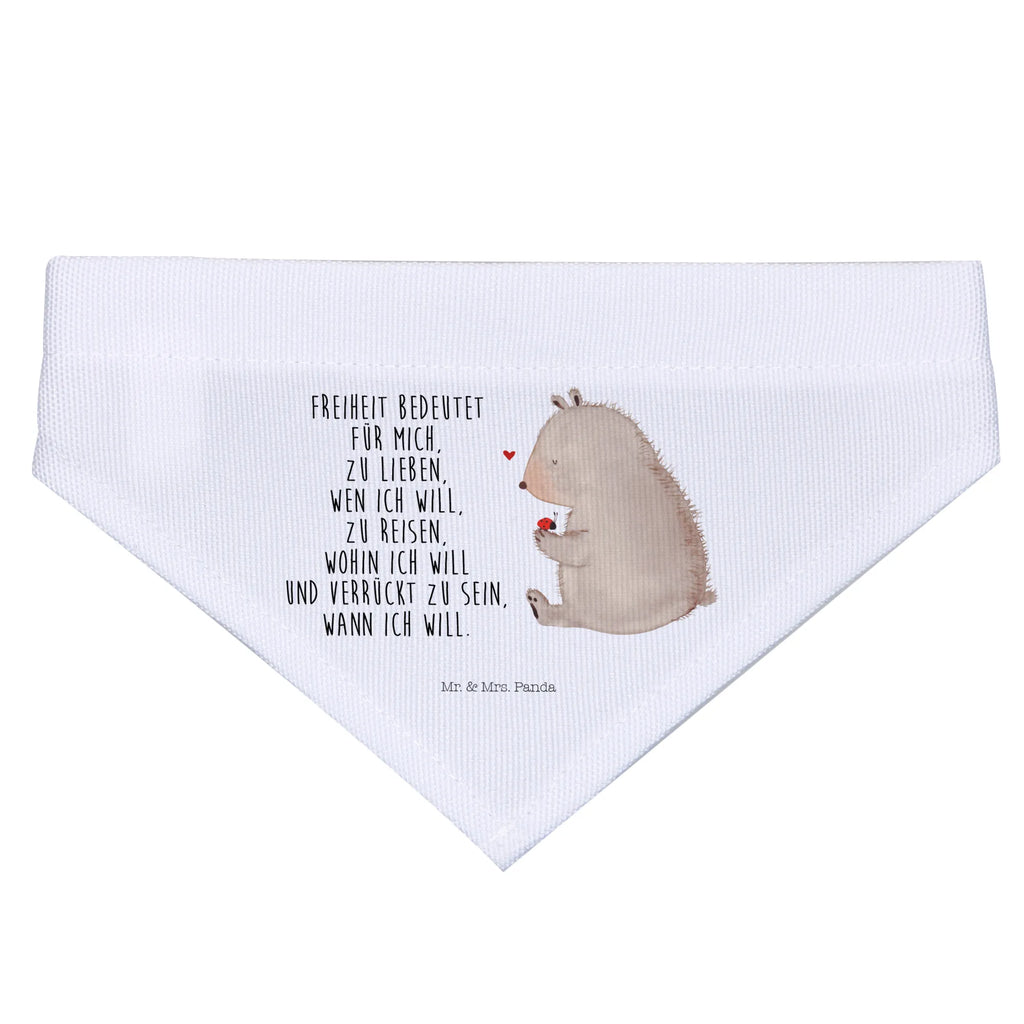 Hundehalstuch Bär Marienkäfer Hundehalstuch, Mittel, Halstuch, Tuch, Hunde, Mittelgroße Hunde, Bär, Teddybär, Teddy, Motivation, Das Leben Ist schön, Marienkäfer, Liebe, Freiheit