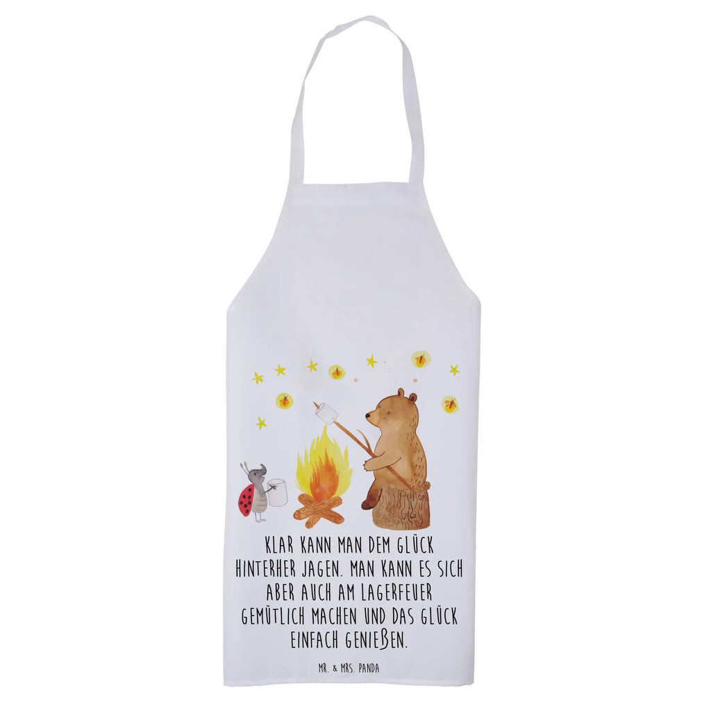Fartuch kuchenny Niedźwiedź i biedronka przy ognisku Niedźwiedź, Miś, Pluszowy miś