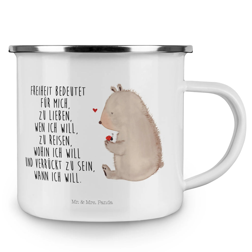 Camping Emaille Tasse Bär mit Marienkäfer Campingtasse, Emaille Becher, Camping Tasse Emaille, Outdoor Tasse, Metalltasse, Blechtasse Outdoor, Emailletasse, Kaffee Blechtasse, Trinkbecher, Outdoor Becher, Tasse Emaille, Camping Tasse Metall, Blechtassen, Emaille Tasse, Metalltasse für Camping, Edelstahl Trinkbecher, Camping Becher, Camping Tassen, Metall Tasse, Emaille Trinkbecher, Emaille Campingbecher, Emaille Tassen, Campingtassen, Camping Tassen Emaille, Tasse Camping, Emaille Becher Camping, Emaille Tasse Camping, Campingbecher, Blechtasse, Camping Becher Edelstahl, Bär, Teddy, Teddybär, Marienkäfer, Liebe, Motivation, Freiheit, Das Leben ist schön