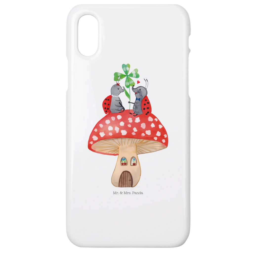 Etui na iPhone 10 biedronka Muchomor Handy Case, Handy, Handycover, Handyhülle, Hülle, Iphone 10, Cover, Iphone X, Lustige Sprüche, Tiermotive, Tiere, Gute Laune, Marienkäfer, Wohnung, Zuhause, Fliegenpilz, Haus, Fleigenpilzhaus
