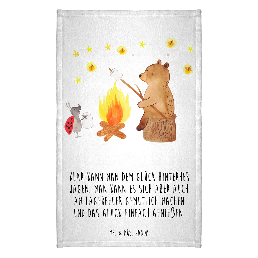 Hand towel Bear & Ladybird campfire bath towel, children, bathroom, big, Towel, towels, baby, bear, teddy, teddy bear, cuddly toy, Campfire
