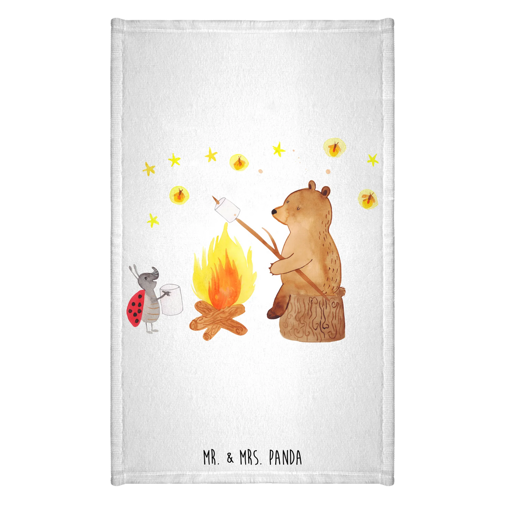 Hand towel Bear & Ladybird campfire bath towel, children, bathroom, big, Towel, towels, baby, bear, teddy, teddy bear, cuddly toy, Campfire