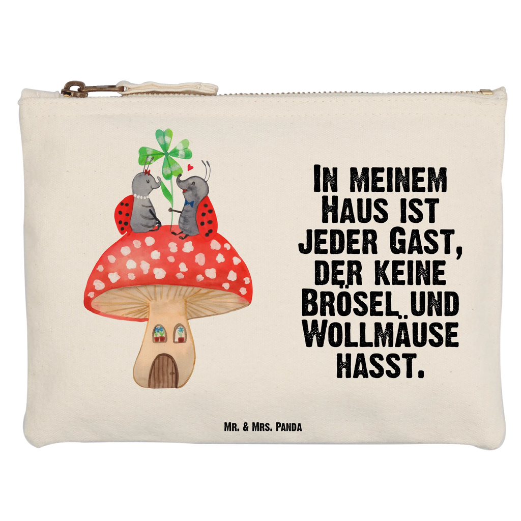 torebka na makijaż biedronka Muchomor aufbewahrungsbeutel, utensilientasche, toiletry bag, aufbewahrungstasche, Kulturtasche, Stiftemäppchen, Kulturbeutel, Federmappe, Schminktasche, beauty case, pinsel tasche, Kosmetikbeutel, Waschbeutel, Schminktäschchen, Schminkbeutel, pencil case, Schlampermäppchen, Waschtasche, kosmetiktäschchen, Kosmetiktasche, Mäppchen, Etui, beauty tasche, Tiermotive, Tiere, Lustige Sprüche, Gute Laune, Haus, Wohnung, Fliegenpilz, Marienkäfer, Zuhause, Fleigenpilzhaus