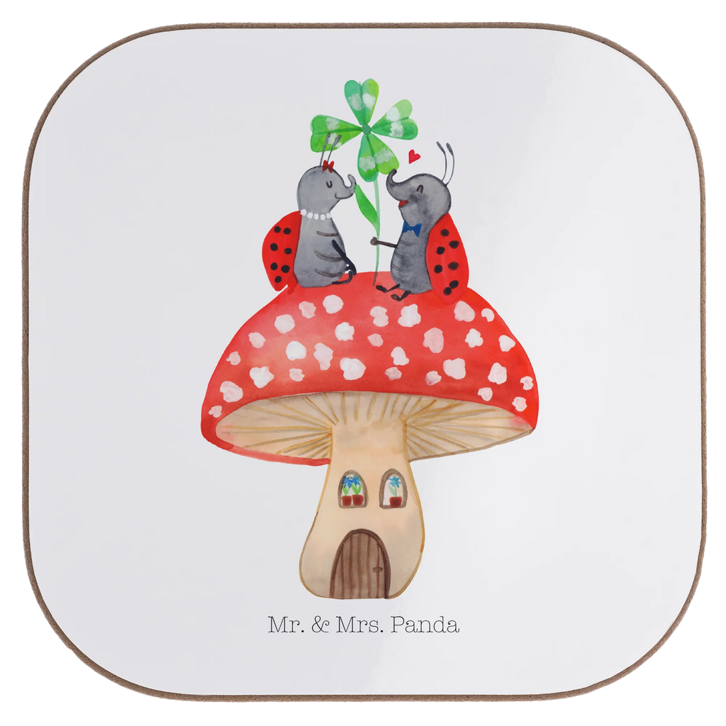 Quadratische Untersetzer Marienkäfer Paar Fliegenpilz Untersetzer Holz, Tassen Untersetzer, Glasuntersetzer, Untersetzer aus Holz, Untersetzer Gläser, Bierdeckel, Getränkeuntersetzer, Korkuntersetzer, Untersetzer, Untersetzer für Gläser, Holzuntersetzer, Untersetzer Design, Tiermotive, Gute Laune, lustige Sprüche, Tiere, Fliegenpilz, Haus, zuhause, Wohnung, Marienkäfer, Fleigenpilzhaus
