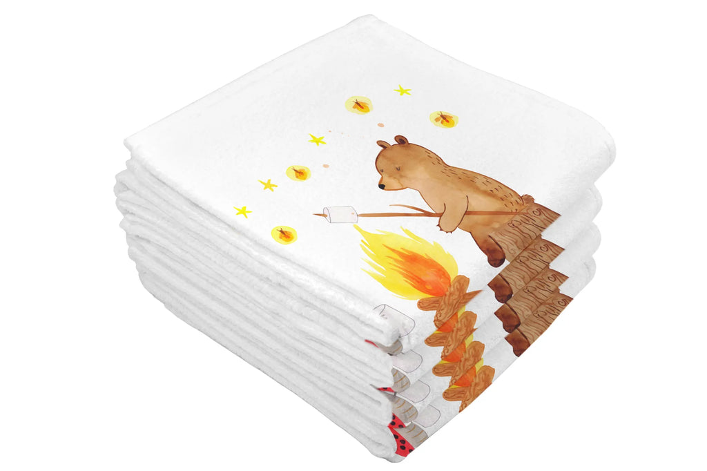Hand towel Bear & Ladybird campfire bath towel, children, bathroom, big, Towel, towels, baby, bear, teddy, teddy bear, cuddly toy, Campfire
