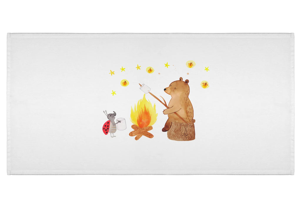 Hand towel Bear & Ladybird campfire bath towel, children, bathroom, big, Towel, towels, baby, bear, teddy, teddy bear, cuddly toy, Campfire