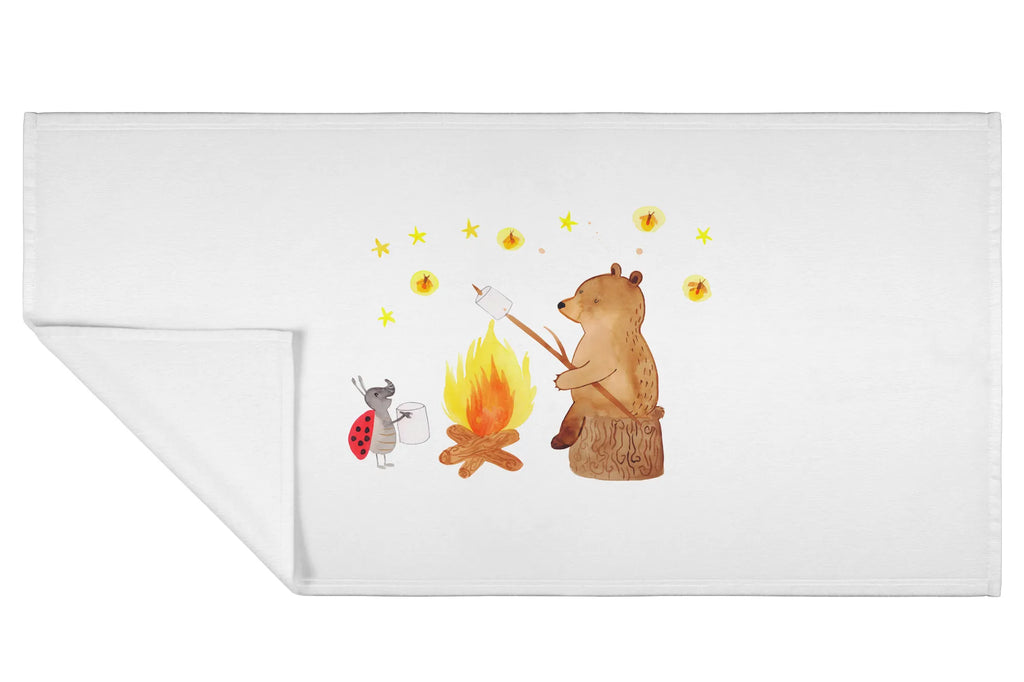Hand towel Bear & Ladybird campfire bath towel, children, bathroom, big, Towel, towels, baby, bear, teddy, teddy bear, cuddly toy, Campfire
